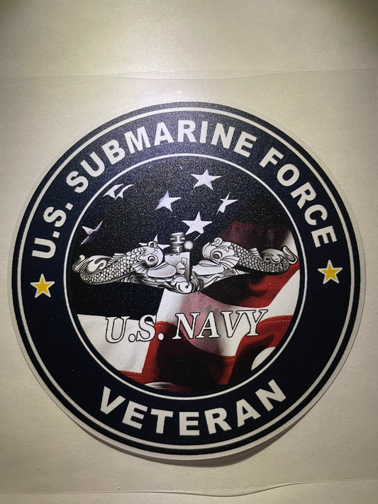 U.S. Submarine Veteran Decal